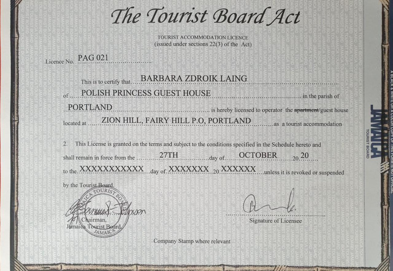 Polish Princess Guest House Port Antonio Eksteriør bilde